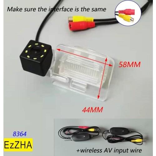 HD Dynamic Trajectory Tracks Car Rear View Backup Parking Camera For Kia Optima K5 JF 2016 2017 2018 2019 4led Night Waterproof