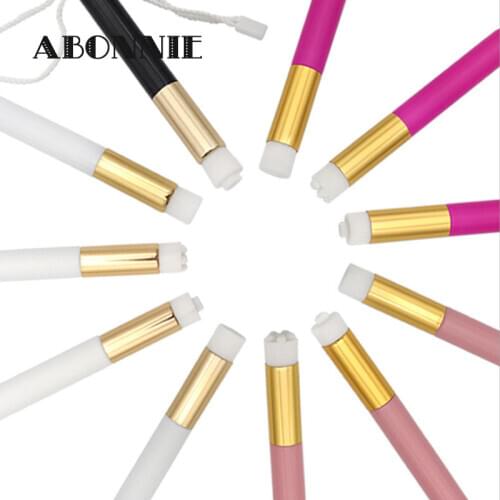 ABonnie Eyelash Extensions Supplies Foam Brushes Professional Soft Eyelash Glue Makeup Eyelashes Cleaser Brush