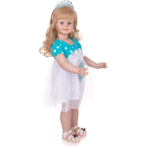 83cm Silicone Vinyl Reborn Baby Doll Toy For Girl Exquisite Princess Toddler Babies Child Birthday Gift Play House Toy