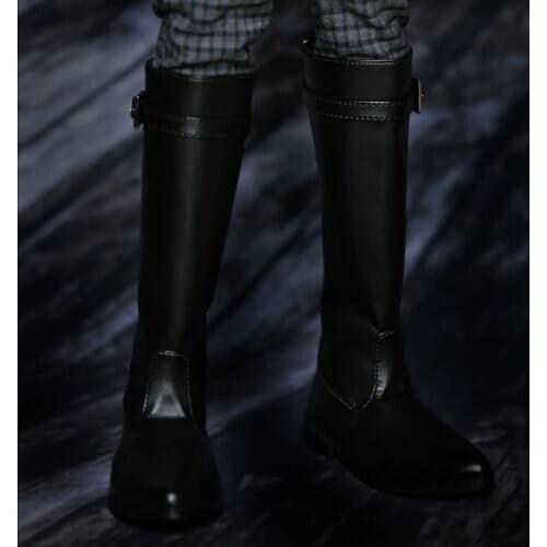 Doll accessories bjd shoes 1/3 male man boy bjd military suits boots high quality leather cool men doll