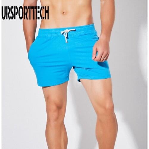 Summer Shorts Men Casual Beach Overzied Cotton Solid Drawstring Sportswear Shorts Homme Streetwear Elastic Waist Men Shorts