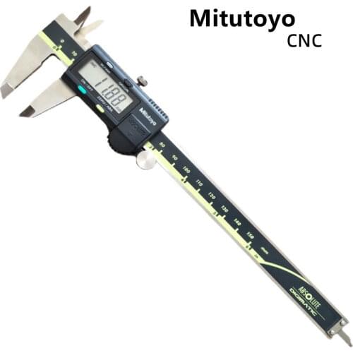 Mitutoyo CNC Caliper Absolute 500-196-30 Digital Calipers Stainless Steel Inch/Metric 8" 0-200mm Range -0.001" Accuracy 0.0005"