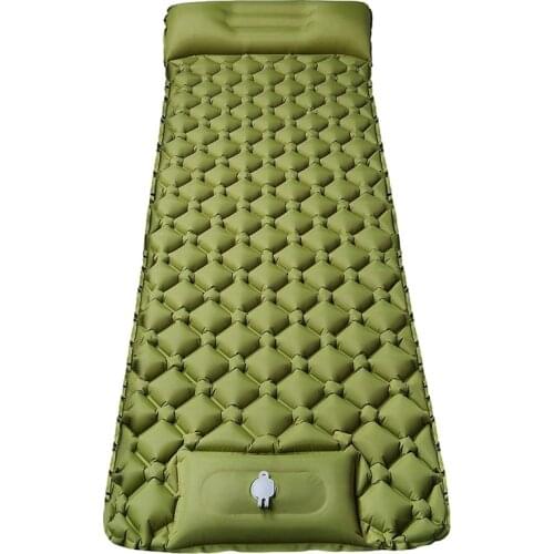 NEW-Self Inflating Sleeping Pad Pillow Lightweight Compact Air Pad for Camping Hiking Backpacking Outdoor Tent Air Mattress