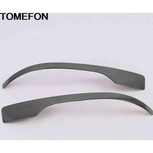 TOMEFON For Hyundai Tucson 2016 2017 2018 2019 2020 Car Side Door Rear View Mirror Anti Wipe Strip Cover Trim Accessories SS