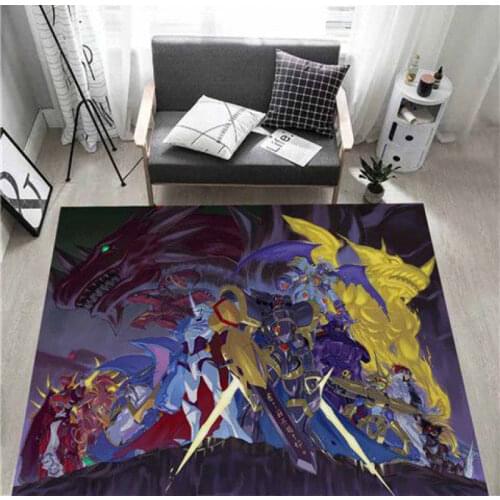 Anime Digimon Doormat Rug Floor Carpet Bedroom Living Room Non-slip Mat Boy Girl Play Cartoon Gifts