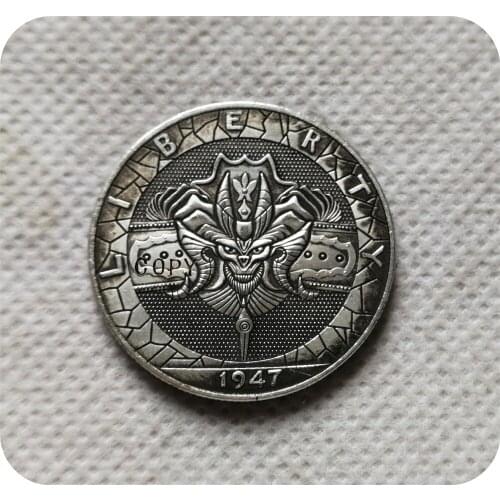 Hobo Nickel Coin 1947 Walking Liberty Half Dollar copy coin
