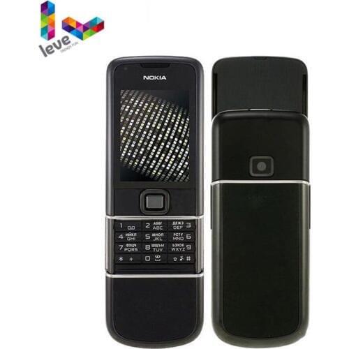 Original Nokia 8800 Mobile Phone 2G GSM Tri-band Unlocked Classic 8800 Refurbished Phone Russian Arabic Keyboard & 3 Colors