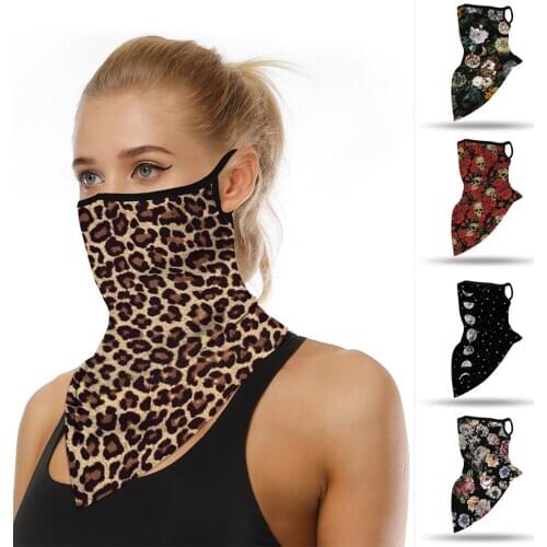 Print Outdoor Seamless Riding Mask Neck Multipurpose Protection Mask Motorcycle Earmuffs Headband Scarf Neck Tube Magic Scarf