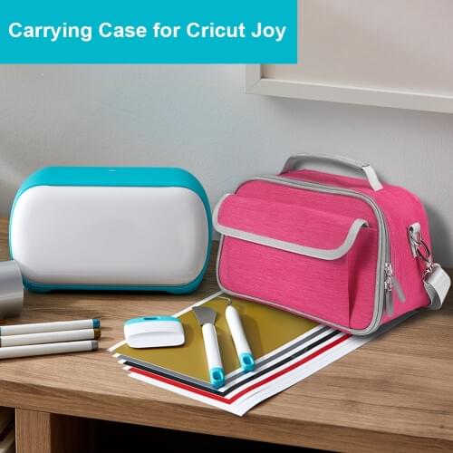 Portable Handbags Carry Case Box Storage Shulder Bag with Pocket for -Cricut Joy Carrying Case Cover Storage Box Bag