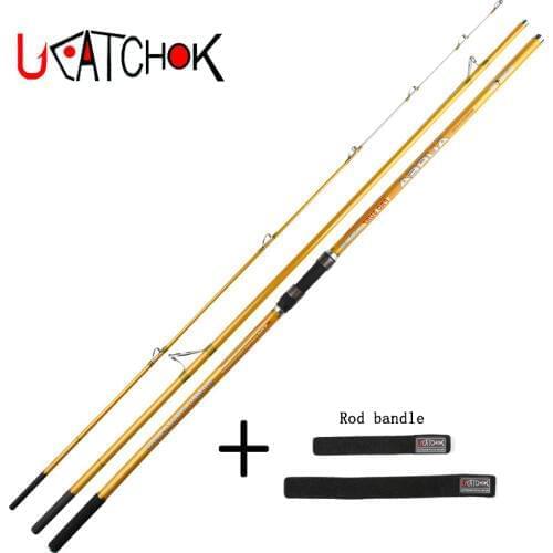 Wholesale 2pcs/pack 4.2M Surf Rod Beach long casting 3sections far shot Fishing Rod Carp Feeder Rod Surf Spinning Rod