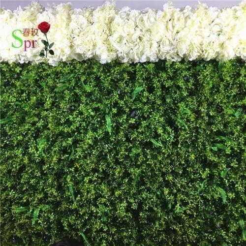 SPR Free Shipping High quality 10pcs/lot wedding decoration background grass Artificial wedding backdrop flower road lead