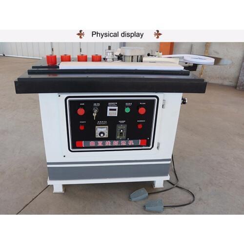 Wood Edge Banding Machine Manual Use of Car for the Curve and Straight Wood Double Sided Glue Edge Banding Machine FC1001S
