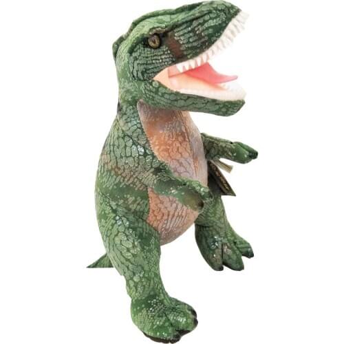 Gteen skin Ferocious dinosaur Children Plush Stuffed Toys Baby Kid Toy doll for Christmas Birthday Gift