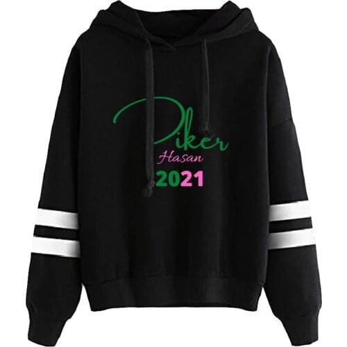 Hasan Piker Hoodies Unisex Long Sleeve Fashion Streetwear Hooded Sweatshirts