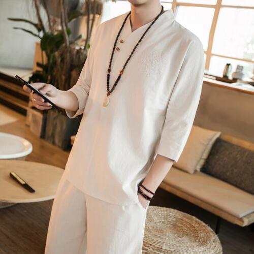 Traditional chinese clothing for men han chinese clothing oriental mens clothing TA104