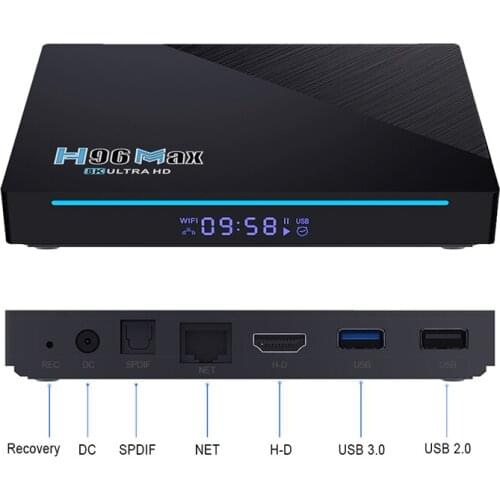 H96 Max RK3566 Android 11.0 TV Box RockChip 2.4G 5.8G Wifi 8K TVbox 4G 32G USB3.0 1000M Youtube h96max Set Top Box 8G 64G 128G