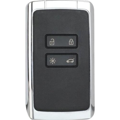 4 Button Car Keyless Entry Smart Remote key Shell Fit for Koleos Renault Megane