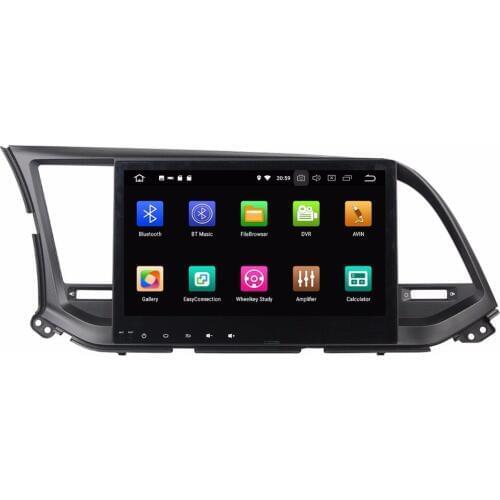 Octa Core 10.1'' eight core Android 9.0 Car Radio DVD player GPS for hyundai Elantra 2016 2017 64G NAVIGATION 4GB RAM stereo