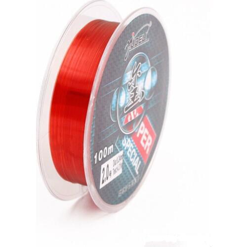High quality strengthen nylon fishing line 100 meters durable wear resistant anti fish bite fishing lure thread 2pcs/lot