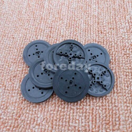 10PCS X DIY 36MM Pulley Plastic Gears Toy Wheels Concave Dia.36mm TH=4mm Aperture: 2MM ( 1.95mm ) Black Pulleys 10PCS/LOT *FD359