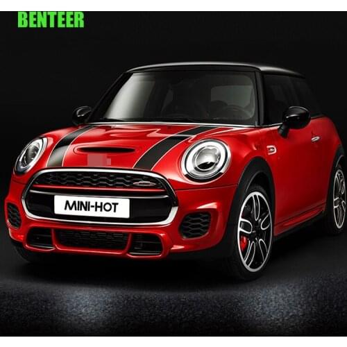 2pcs/lot kk Car bonnet sticker for Mini JCW Mini Cooper S One John Works Countryman Car Styling R60 F60