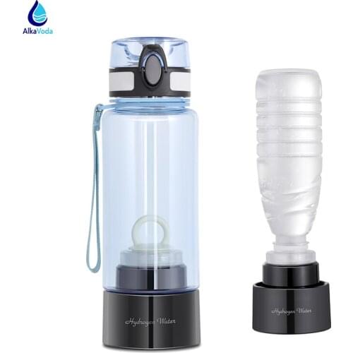NEW 3000mAh Large Battery Hydrogen Water Bottle Generator, Portable 3000ppb High Hydrogen Rich Alkaline Water Ionizer Machine