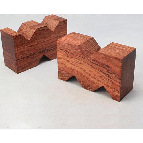 3pieces Rosewood Wooden Speaker Coppy Spike Isolation Cone Stand Foot Base Pad