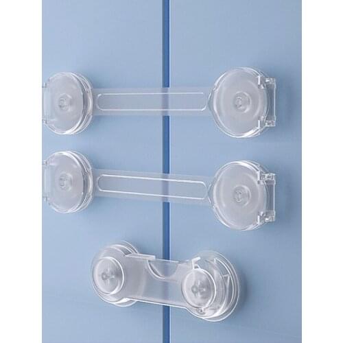 5/10pcs Chilren Safety Locks Multifunctional Baby Drawer Door Lock Cupboard Cabinet Children Security Protector Locks Straps