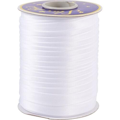 80m/roll Single Face Polyester Satin Ribbon for Wedding Christmas Party Decorations Jewelry DIY Bowknot Gifts Wrapping Supplies