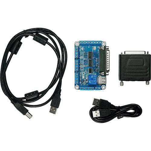 CNC MACH3 USB to Parallel LPT Port Converter Adapter 6 Axis Controller mach3 Parallet Port TO USB