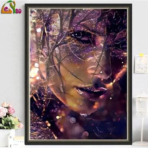5d DIY Rhinestone Diamond Painting Women Full Square Round Drill Cross-stitch Kits Crafts Embroidery Mosaic Home Decor