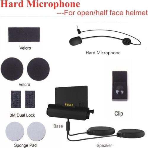 Audio & Mic Kit for MORNYSTAR R2 Helmet Headset Base Microphone Accessories