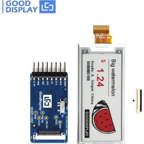 2.9 inch color e-paper display with Adapter board