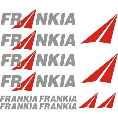 For FRANKIA aufkleber sticker wohnmobil camper wohnwagen caravan 12 Sticker Pieces Car Styling