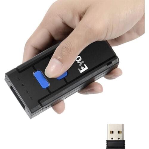 EYOYO MJ2877 Pocket Wireless Laser Bluetooth Barcode Scanner 1D for IOS Android Mobile Phone Tablets Windows PC Bar Code Reader