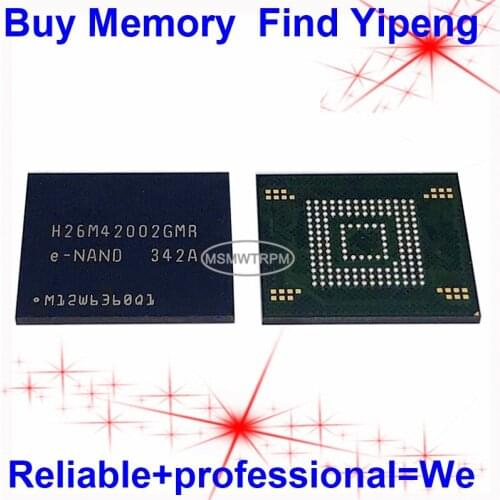 H26M42002GMR BGA153Ball EMMC 8GB Mobilephone Memory New original and Second-hand Soldered Balls Tested OK