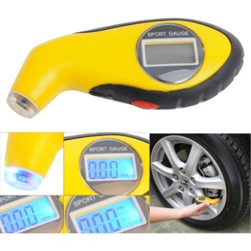 Tyre Air Pressure Gauge Meter Electronic Digital LCD Car Tire Manometer Barometers Tester Tool For Auto Car Motorcycle