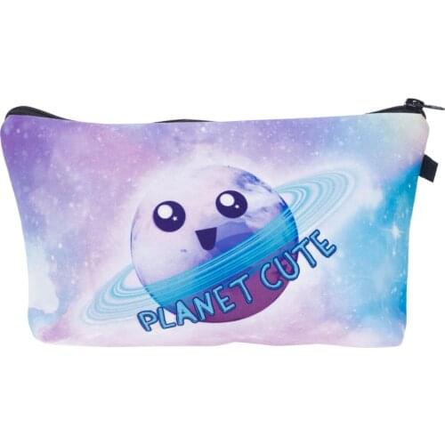 Fashion Cosmetic Bag Print Women Brand makeup bags Cute bag headset candy Cosmetic printing Collection Casual men zipper letter