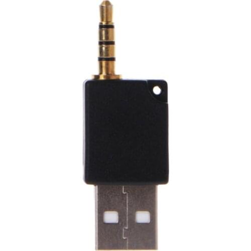 3.5mm to USB 2.0 Male Aux Auxiliary Adapter For Apple iPod Shuffle 1st 2nd MP3