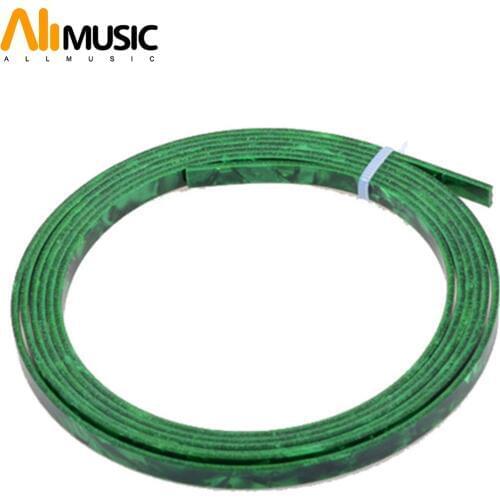 10 pcs Guitar Parts Celluloid Guitar Binding Body project Purfling Strip 1650x 6 x5mm Green Pearl