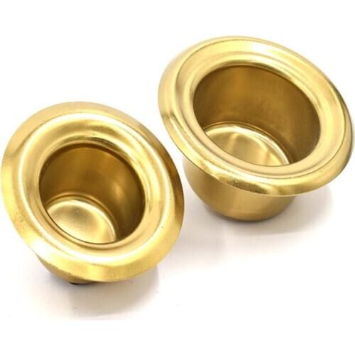 Titanium plated tin pot round tin pot golden tin pot stainless steel tin pot