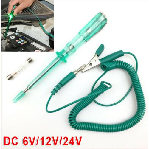 Practical Sensitive DC 6V/12V/24V Lightweight Design Car Lamp Voltage Circuit Tester System Detector Probe Test Lights Wholesale