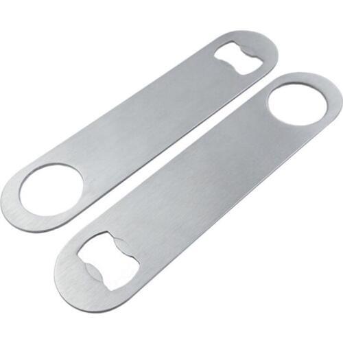 Speed Bottle Cap Opener Unique Large Flat Stainless Steel Remover Bar Blade LX7184