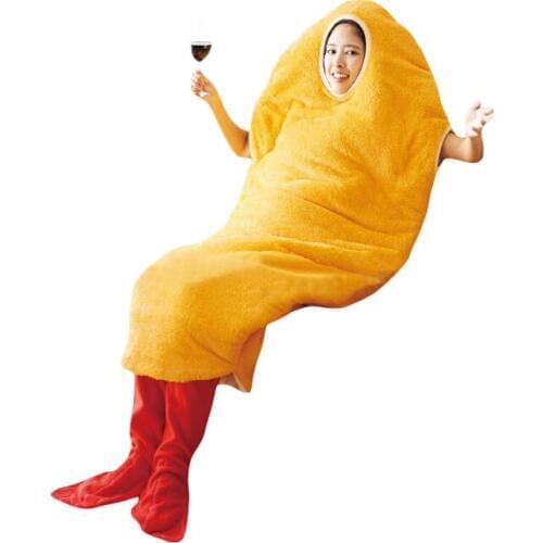 Hot Fried shrimp operation sleeping bag For Adult High Quality Cotton Cute Warm Sleeping Bag