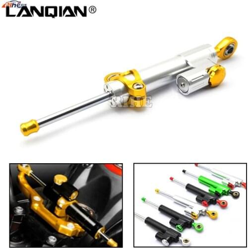Universal CNC Motorcycle Street Bike Steering Damper Stabilizer Adjustable For Yamaha Suzuki Honda Ducati Kawasaki