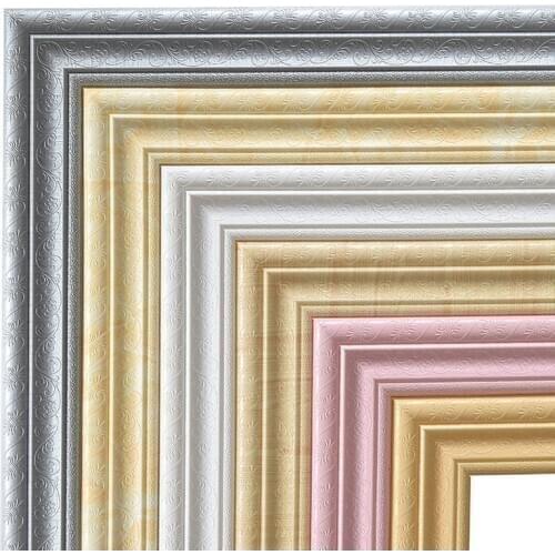 3D Wall Sticker Frame Waterproof Baseboard Self Adhesive Vintage Wallpaper Borders Living Room Bathroom Home House Decoration