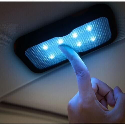 2021 Car LED Night Light Car Roof Light Ceiling Magnet Trunk Lamp Automobile Interior Reading Light Rechargeable USB Charging