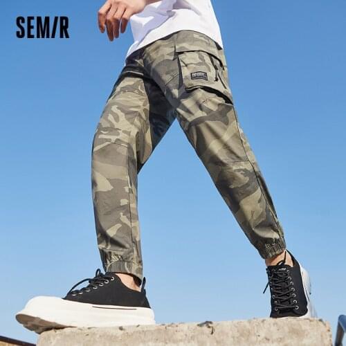 SEMIR Casual Pants Men 2021 Summer New Style Jogging Sports Feet Pants Trend Camouflage Casual Trousers