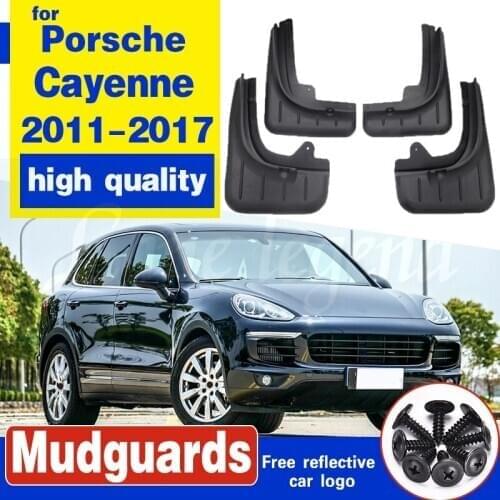 Mud Flaps Splash Guard For Porsche Cayenne 2011-2017 Moulding Mudguard Fender Accessories
