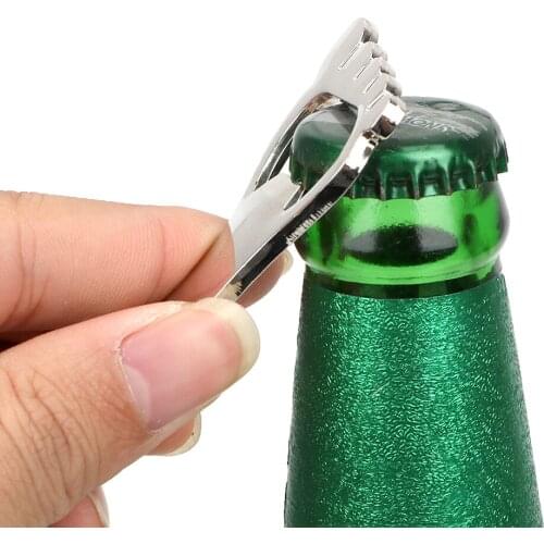 Key Chains Zinc Alloy Pendant Bar Tools Foot Type Kitchen Accessories Bottle Opener Gadgets